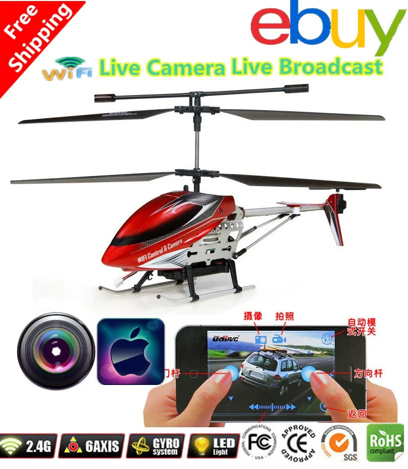 rc helicopter with live camera