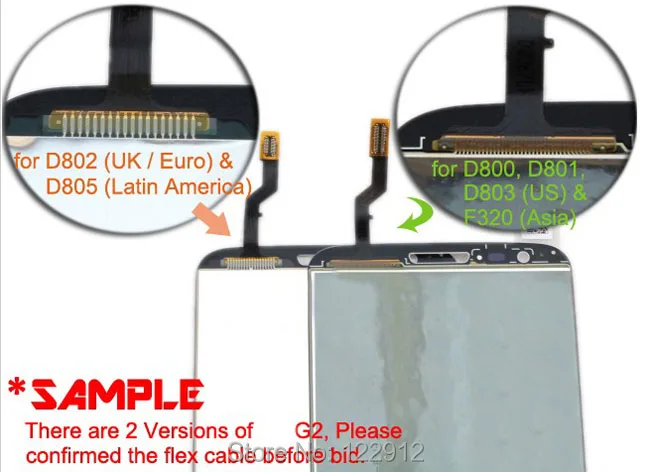 White LG Optimus G2 LS980 VS980 LCD Screen with Digitizer Touch Glass Assembly-5