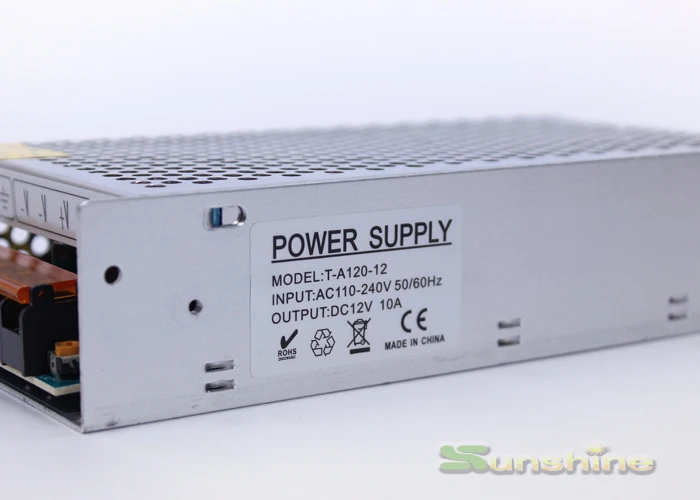 12V 10A 120W Драйвер импульсного источника питания для Светодиодные ленты светильник. Безопасности Камера