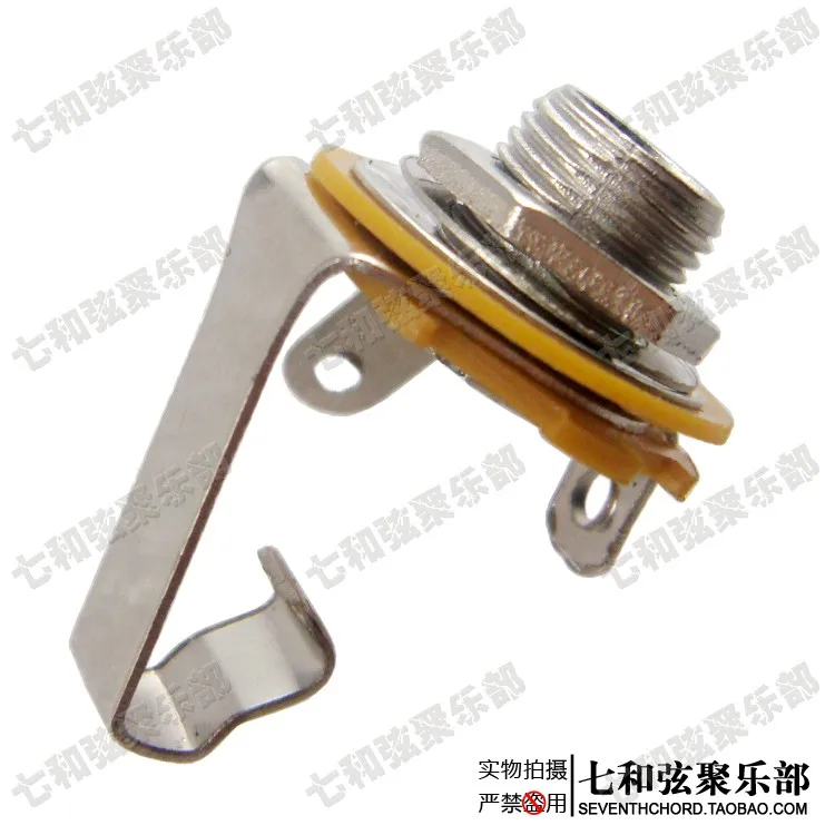 Unids Chrome "Mono Enchufe Jack de Entrada Para la Guitarra Eléctrica Bass, 6.35 Pastilla de Guitarra jack de salida Enchufe|plug suppliers|socket a water coolingplug socket light - AliExpress