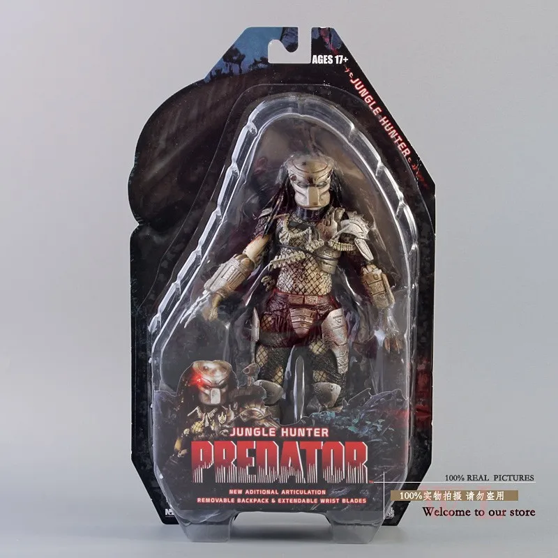 NECA Predator Series 8 Классический Хищник 25th anniversary Jungle Hunter ПВХ фигурка модель игрушки " 20 см MVFG108