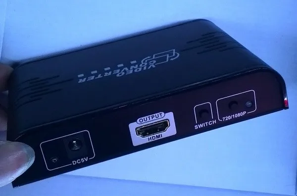 363A rca композитного видео и S-Video HDMI конвертер, AV/S-VIDEO в HDMI 1080 P Upscaler AV конвертер видео аудио адаптер