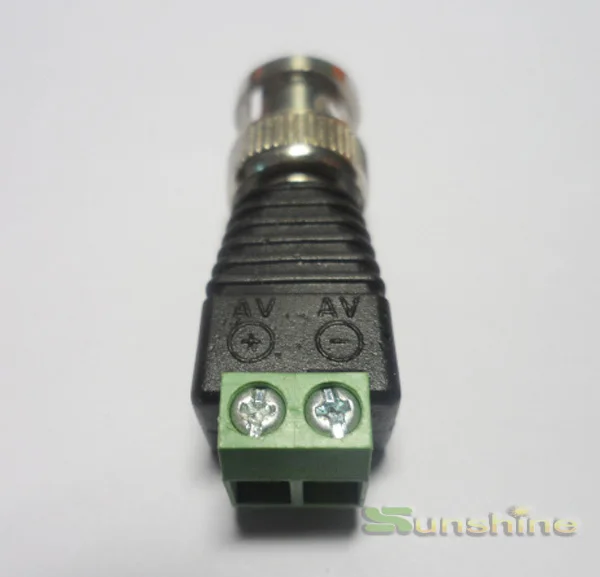 Hamrolte 100 шт./лот мини Коаксиальный CAT5 CCTV BNC разъем BNC обжимной разъем для системы видеонаблюдения