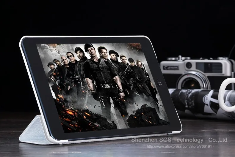 KISSCASE три раза Стенд кожаный флип чехол для IPad Mini 1 2 3 защитный чехол Аксессуары для планшетов полный защитный чехол с петлей