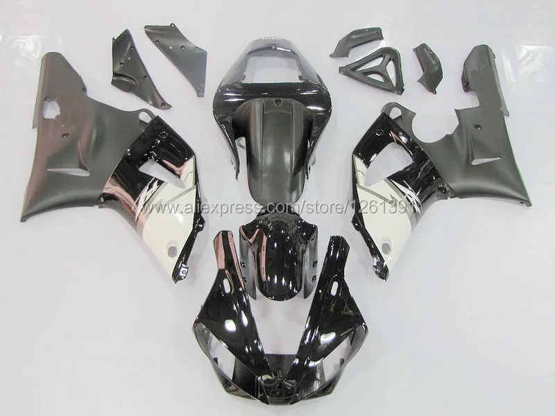 Черные белые обтекатели комплект для Yamaha YZF-R1 01 00 YZF R1 00 01 YZF 1000 R1 2000 2001#886t1 обтекатели