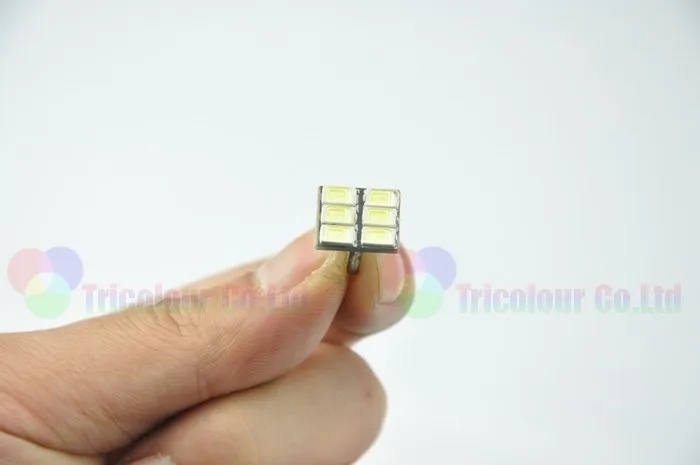 Autoec 100x T10 W5W T10 194 168 5730 6 SMD может-ошибка шины со светодиодной подсветкой Габаритные огни чтения Лампы для мотоциклов белого и синего цвета интерьера Light# lb65