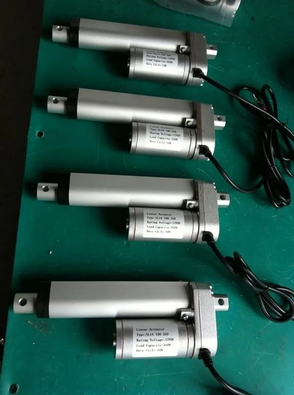 10 мм/сек.-750N/75 кг/нагрузки 12VDC мини-линейный привод, линейный двигатель 50 мм (2 ") ход-Бесплатная доставка CPAM