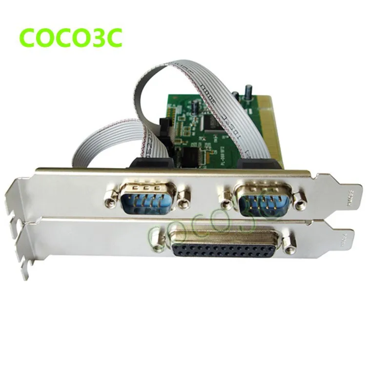 Combo 2 Последовательный+ 1 параллельный IEEE 1284 PCI контроллер карты PCI к RS-232 com+ принтер LPT1 порт адаптер+ низкопрофильный кронштейн