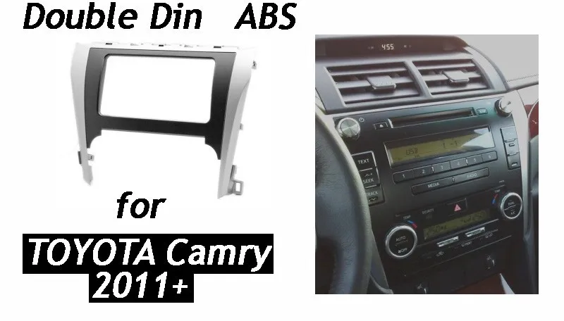 Двойной Din фасции для Toyota Camry радио DVD стерео панель тире Монтажная Установка отделка комплект лицевая рамка