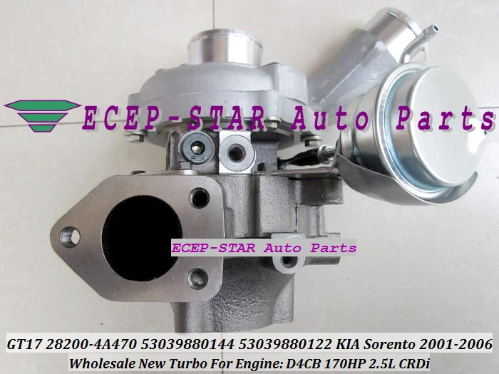 NEW GT17 28200-4A470 53039880144 53039880122 Turbo Turbine Turbocharger For Hyundai KIA Sorento 2.5L CRDi 2001-2006 D4CB 170HP (2)