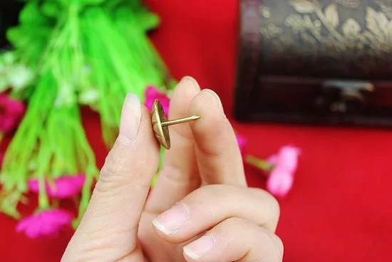 50 шт. 17*13 мм Archaize bubble nail Хризантема деревянная отделка прибитые коробки аксессуары декоративная подарочная коробка диван шкаф