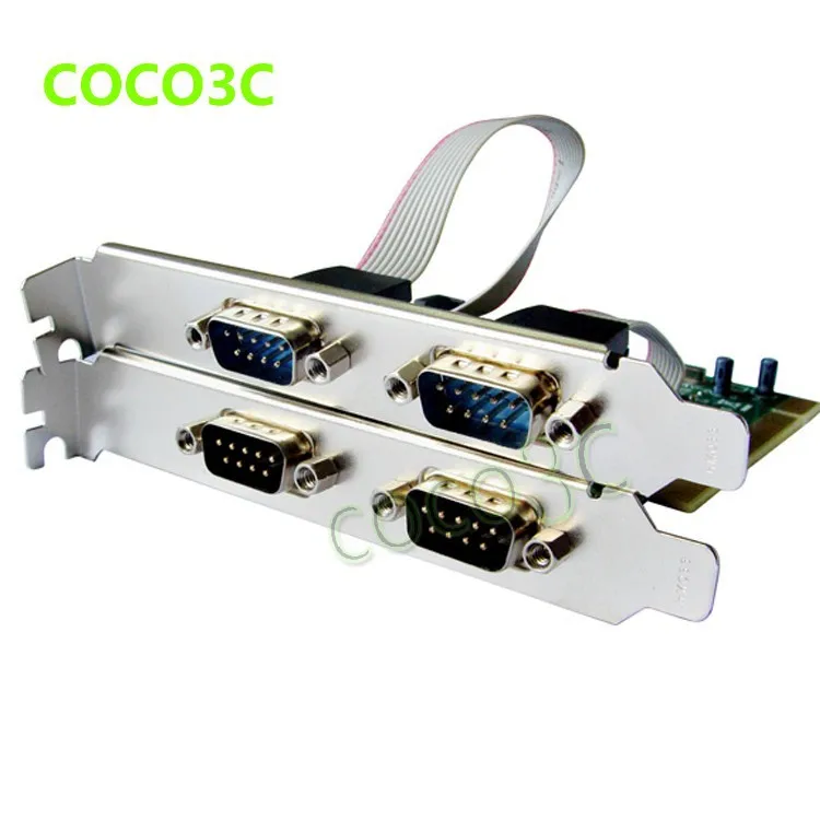 Чипсет Moschip MCS9865 серийный RS232 4 Порты pci-контроллер карта PCI DB9 Порты и разъёмы I/плата ввода-вывода HDMI конвертер