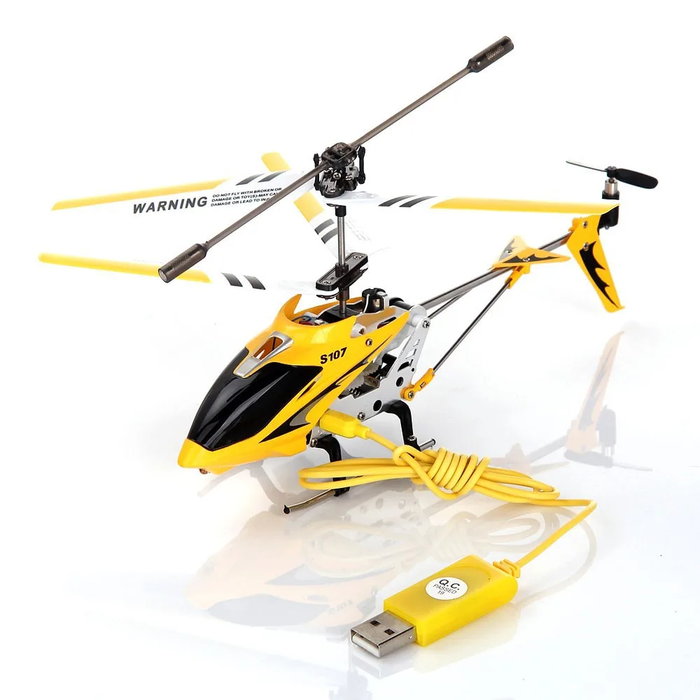 SYMA S107G мини металлический 3.5CH RC вертолет модель игрушки с гироскопом дистанционного управления Helikopter