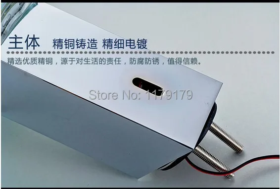 LED бассейна LED 3 вида цветов Водопад кран холодной и горячей кран, медь хром отделки кран 8802