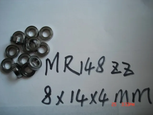 10 шт. mr148zzглубокий шаровой подшипник 8*14*4 мм MR148ZZ подшипник