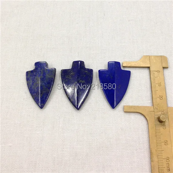 H-SP33 Синий Лазурит Arrowhead кулон камень Шарм