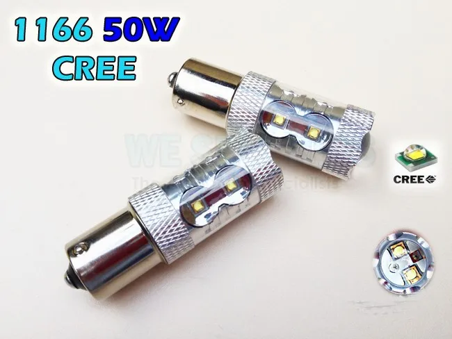2 шт./лот Weib Canbus Fehler Cree чип P21W 382 BA15S 1156 светодиодный Авто Birne Обратный Drl X1 50 Вт