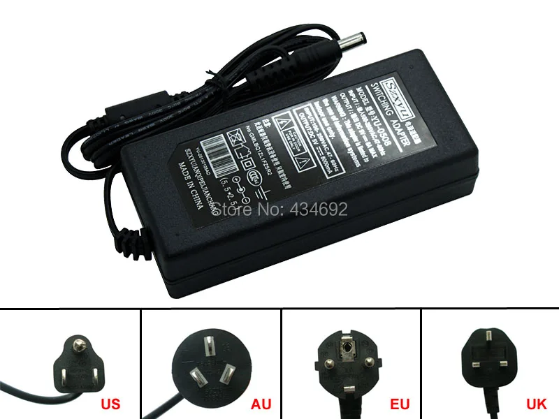 DC5V 8A переключение Питание адаптер переменного тока AC110V~ 265 V Вход с US/UK/EU/AU разъем Мощность Шнур