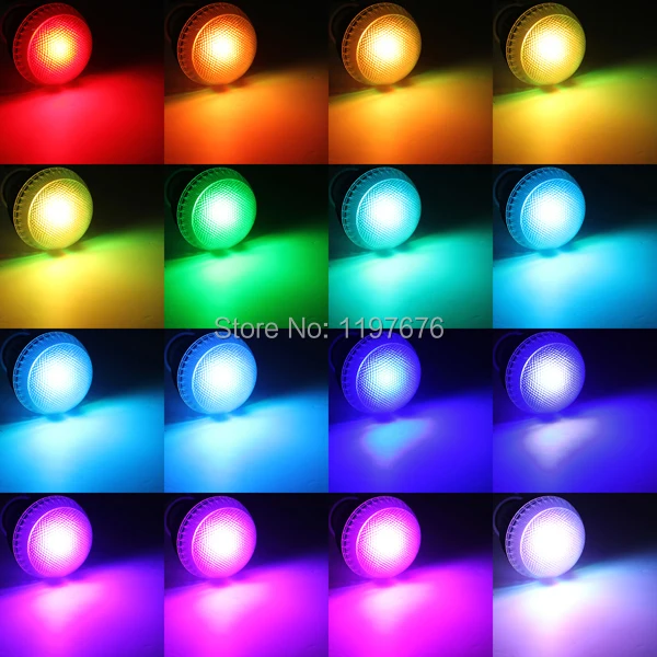 9 Вт E27 RGB светодиодные лампы 16 Цвет Изменение лампа 110 В 220 В 230 В для домашней вечеринки украшение с ИК-пульт дистанционного низкая цена