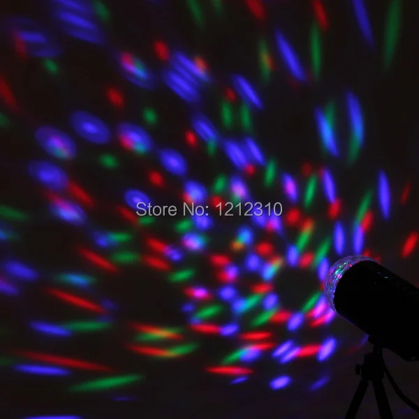 ЕС/США Plug RGB 3 Вт кристалл магический шар лазерное сценическое освещение для вечерние диско DJ Бар лампы освещение шоу
