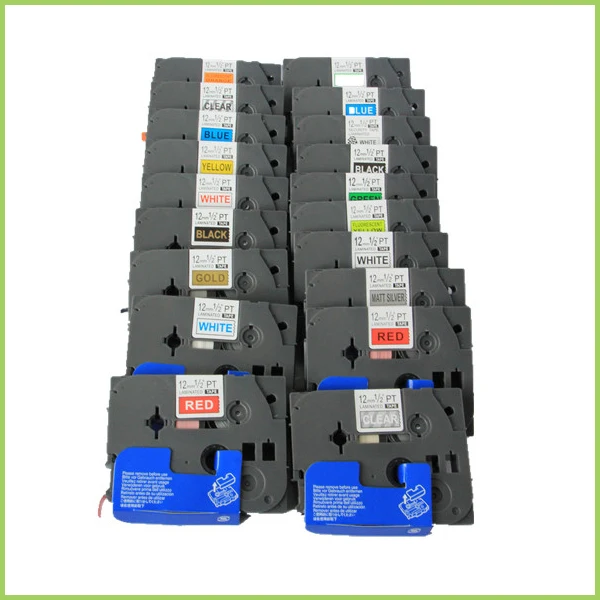 TZe-FX221 9 мм черный на белом TZ ламинированные Гибкая метки ленту