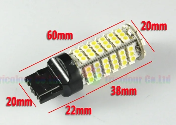 AutoEC 10X T20 7440 7443 WY21W WY21W W21/5 Вт 1210 3528 102smd светодиодные лампы для автомобильных 360 градусов Moving головной свет стоп-сигнал заднего стоп-сигналы 12 V# LD15