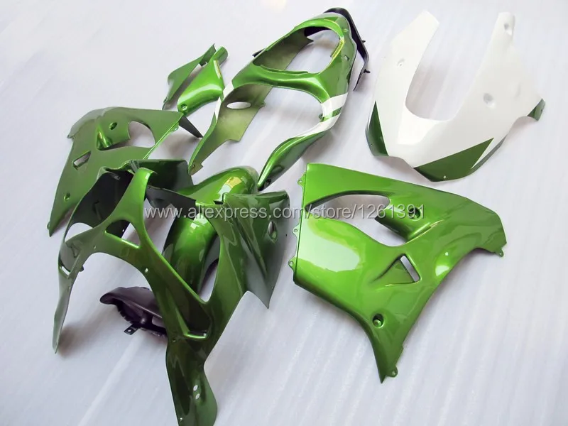 Hotlike+ комплект обтекателей зеленого цвета для KAWASAKI NINJA ZX9R 00-03 ZX 9R 00 01 02 03 ZX-9R 9 R 2000 2001 2002 2003 обтекатели# NS2PP