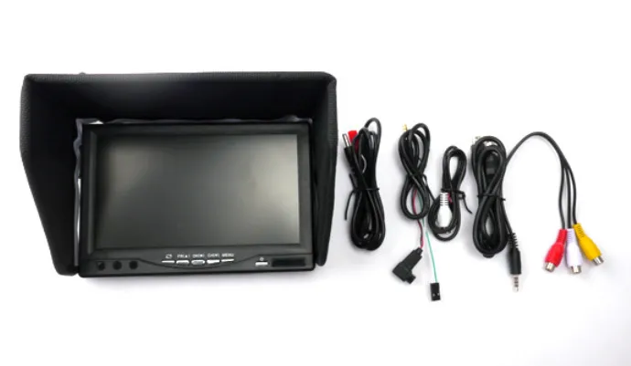 7in FPV монитор/Displayer встроенный 32CH 5,8G беспроводной приемник и DVR Запись с солнцезащитным колпаком(все-в-одном