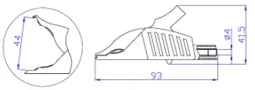 "крокодил" с 4 мм разъем CATIII 1KV / 32A
