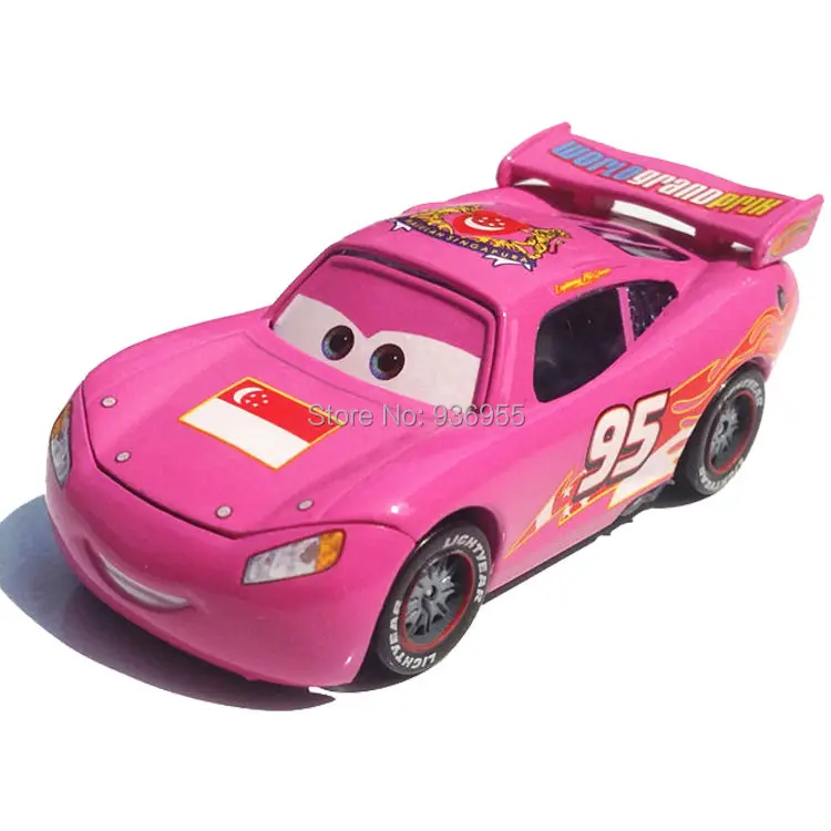 little pink toy cars