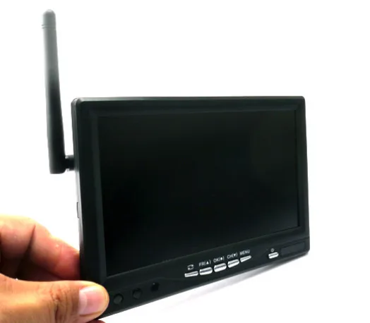 7in FPV монитор/Displayer встроенный 32CH 5,8G беспроводной приемник и DVR Запись с солнцезащитным колпаком(все-в-одном