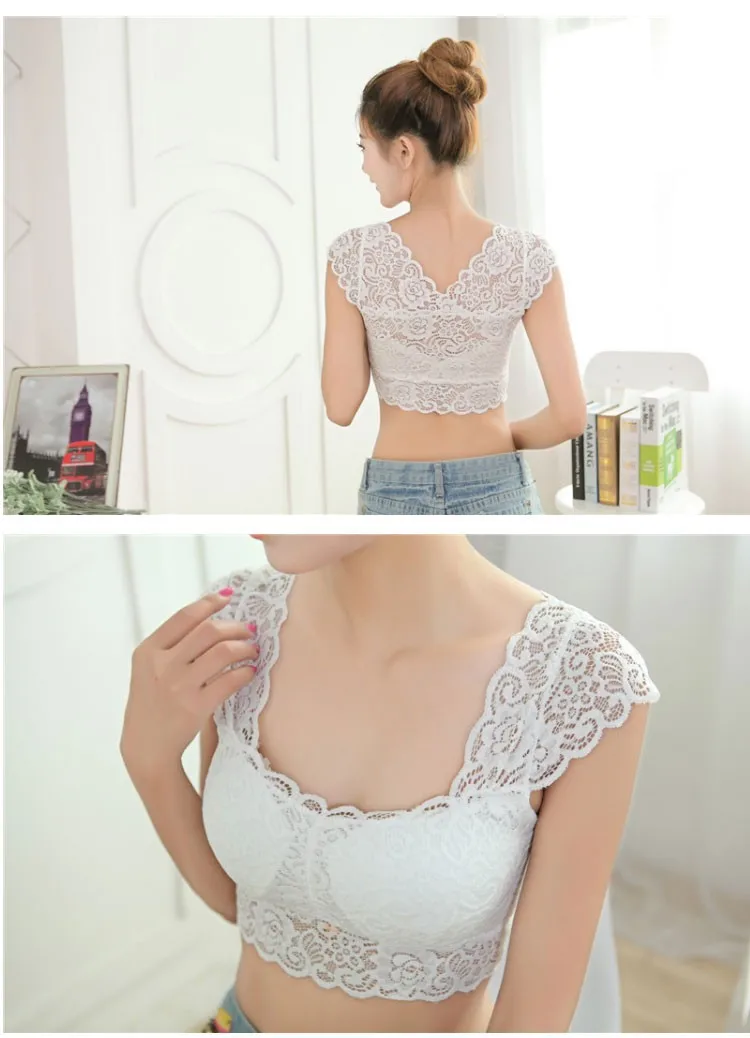 Новое поступление Sexy Lady Растениеводство Топ женские стрейч Кружево пробки Boob Возьмите Топ бандо бюстгальтер оптовые продажи, wi176