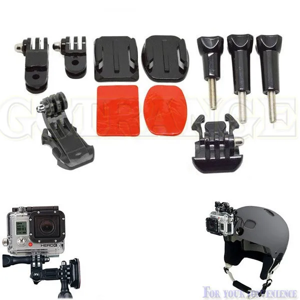 Gopro-Accessories-Helmet-Front-Mount-Curved-Adhesive-Side-Mount-For-Gopro-Hero3+