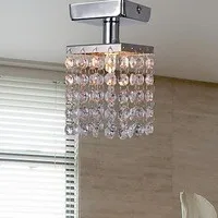 Современные хрустальные люстры, потолочный квадратный/круглый подвесной светодиодный светильник для гостиной, спальни, кухни, скандинавского стиля, столовой, светильник