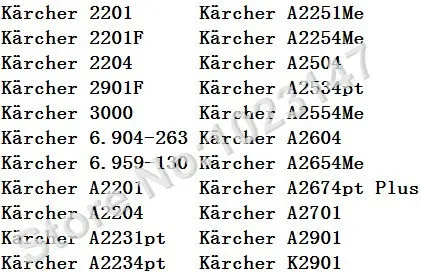 5 шт./партия) мешки пылесборный фильтр бумажный мешок для Karcher A2204 A2656 SE4001 WD3200 WD3300