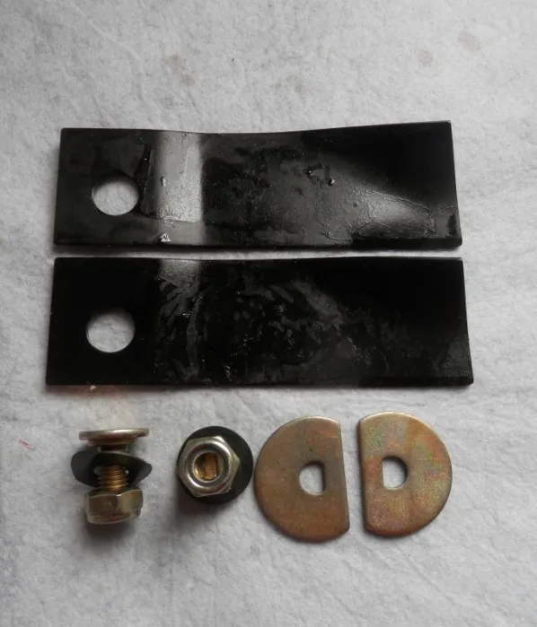 BLADE & BOLT SET 145mm x 45mm x 2mm HONDA 214 215 MOWER 4