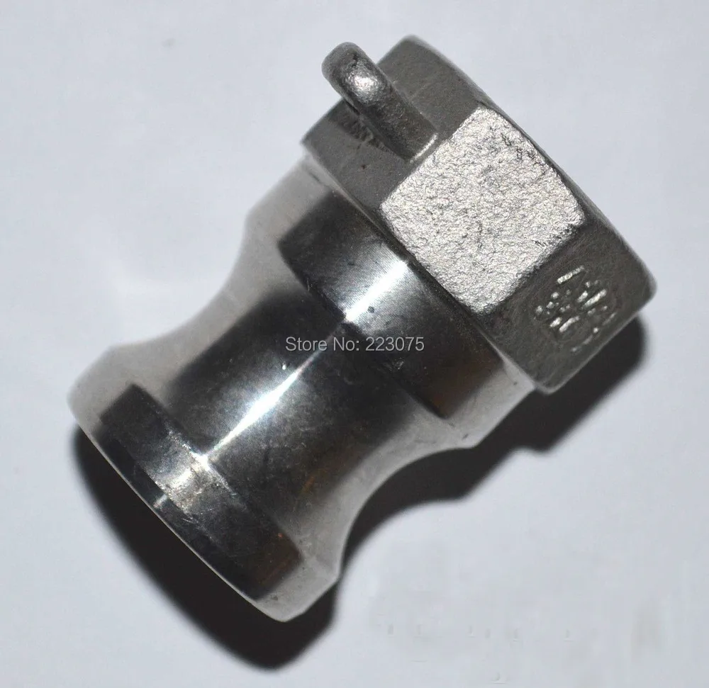 SS304 Нержавеющая сталь Cam Lock CAMLOCK Тип Groove адаптер Мужской до 1/" npt