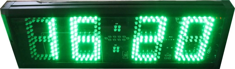 GCg504 green led clock