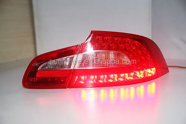 Для VW великолепный светодиодный задний фонарь для Skoda 2008-2013 год красный белый цвет