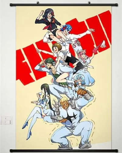 Kill La Kill Matoi Ryuko японский домашний декор плакат стены прокрутки аниме вся роль