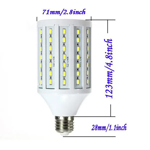 2 шт./лот Бесплатная Доставка 30 Вт 102LED 5630 SMD E27 E14 Кукуруза лампочка Кукуруза лампы светодиодные лампы Светодиодное освещение теплый/Холодный