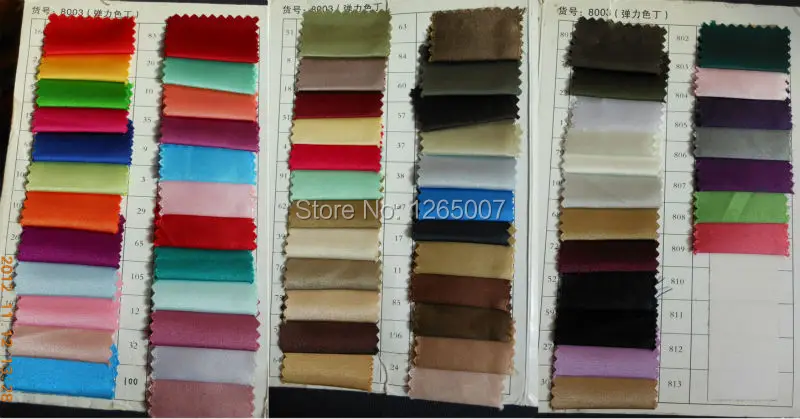 color chart strentch satin 3