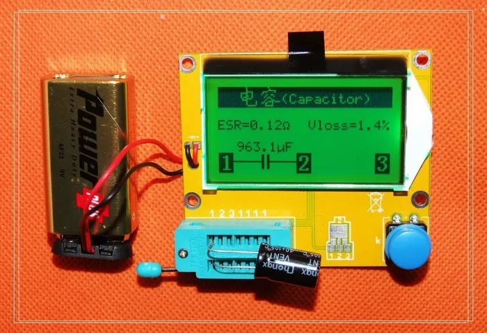 LCR-T4 Графический Многофункциональный тестер Конденсатор+ индуктивность+ резистор+ SCR+ транзисторный Диод+ mos