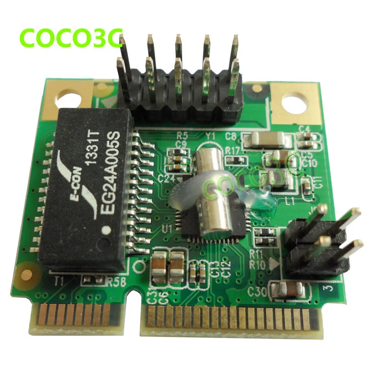 mini-pcie to RJ-45 port card
