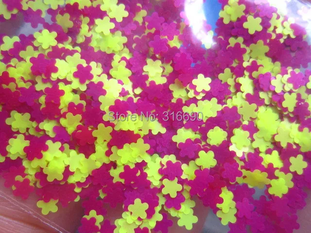 Новое поступление Дизайн ногтей Flower Glitter блестка блестки смешанные