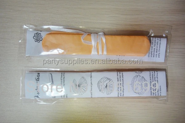Paper pom pom package
