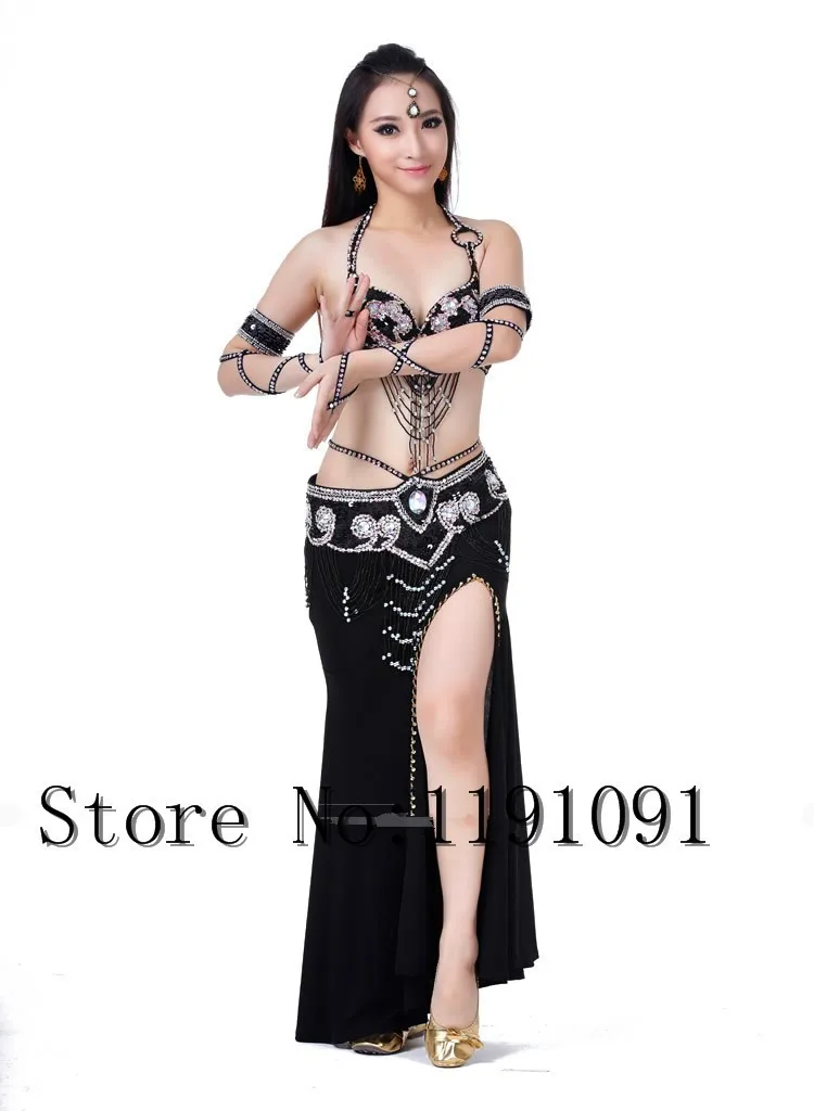 Одежда для индийского беллиданса, 3 компл. Размера S / M / L, 10 цветов 700#