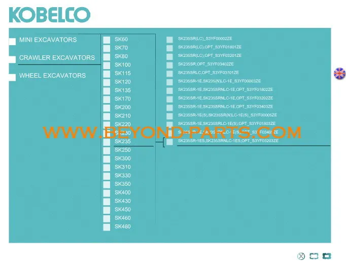 KOBELCO части подъемного механизма руководство версия 120G samsung съемный жесткий диск