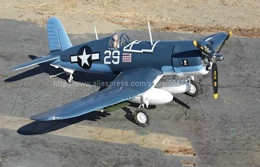 PNP версия F4U Corsair р/у самолет размах крыльев 1200 мм со складным крылом и вытягивающим шасси RC F4U