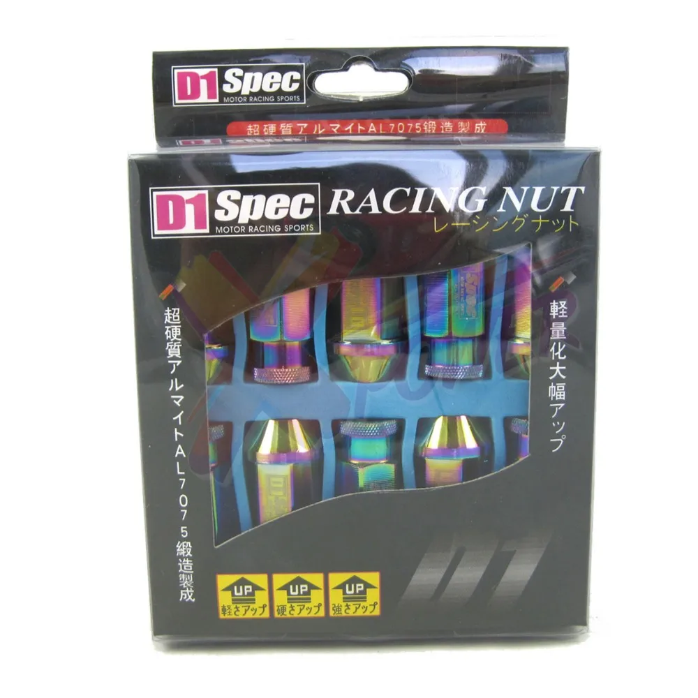 Xpower-NEO хром 20 шт./компл. 40 мм M12X1.5 D1-SPEC JDM Колесные гайки для HONDA CIVIC ACURA INTEGRA новые(P: 1,5 L: 40 мм